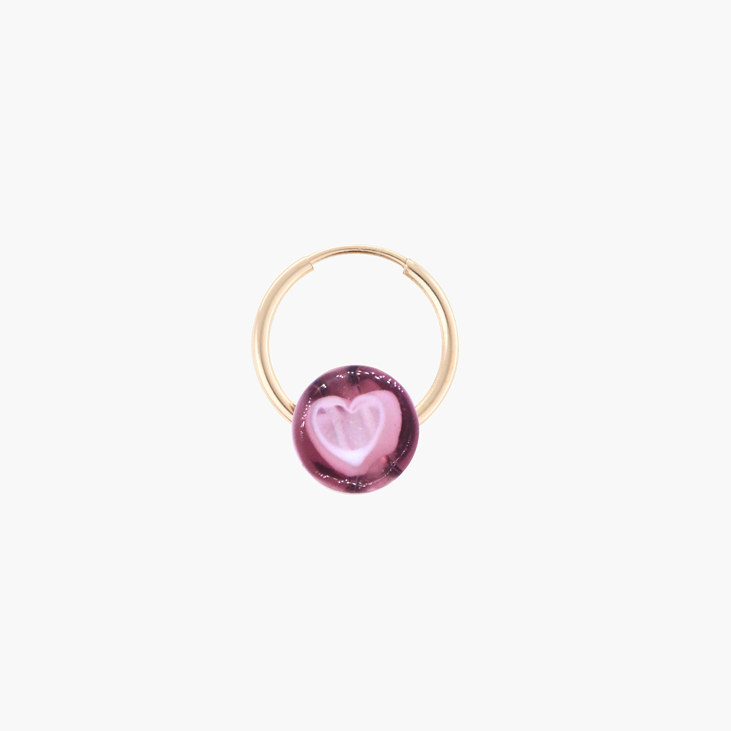 RIO EARRING (MONO) SMALL - Purple Heart