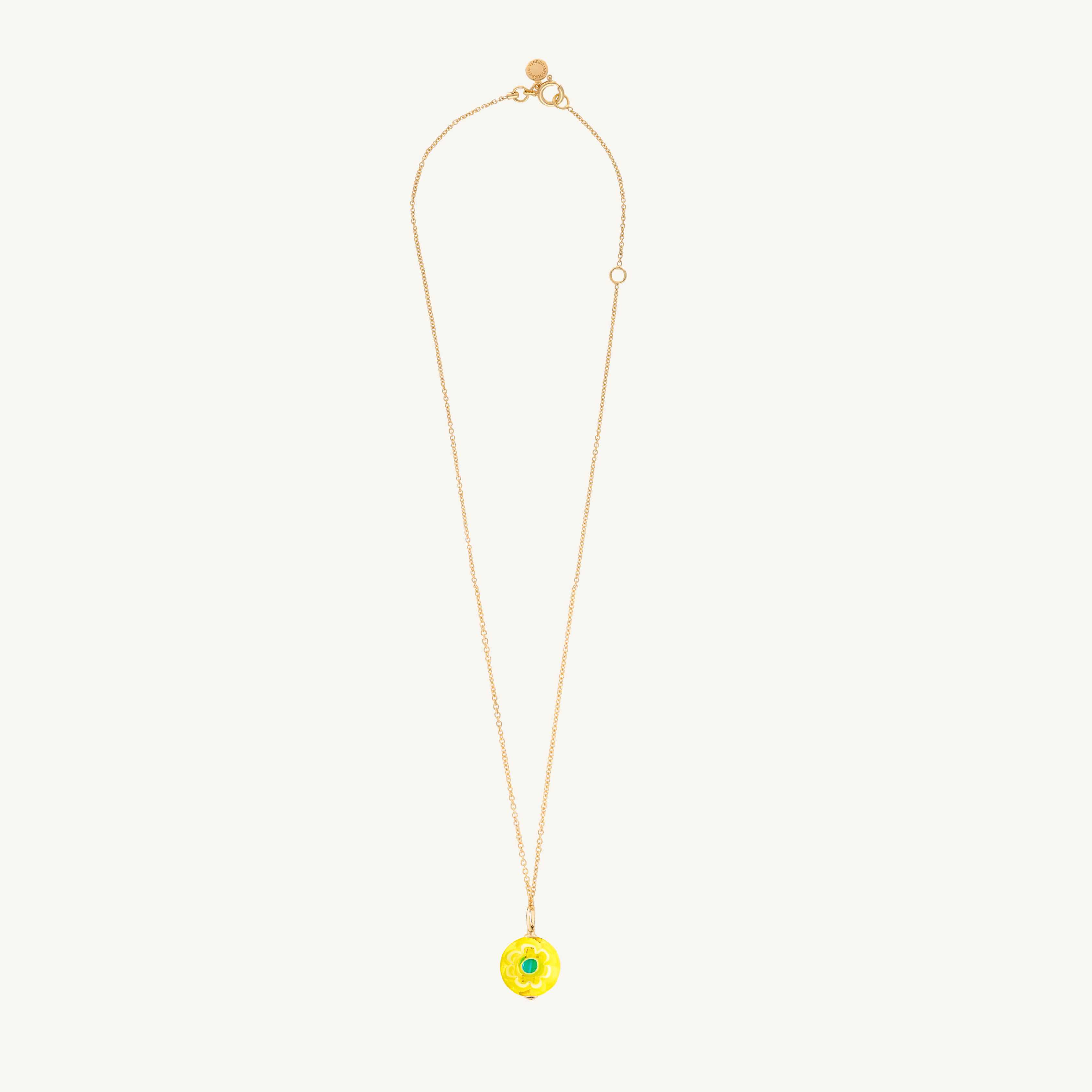 CIONDOLO AMOURRINA MEDIO - Anemone Giallo