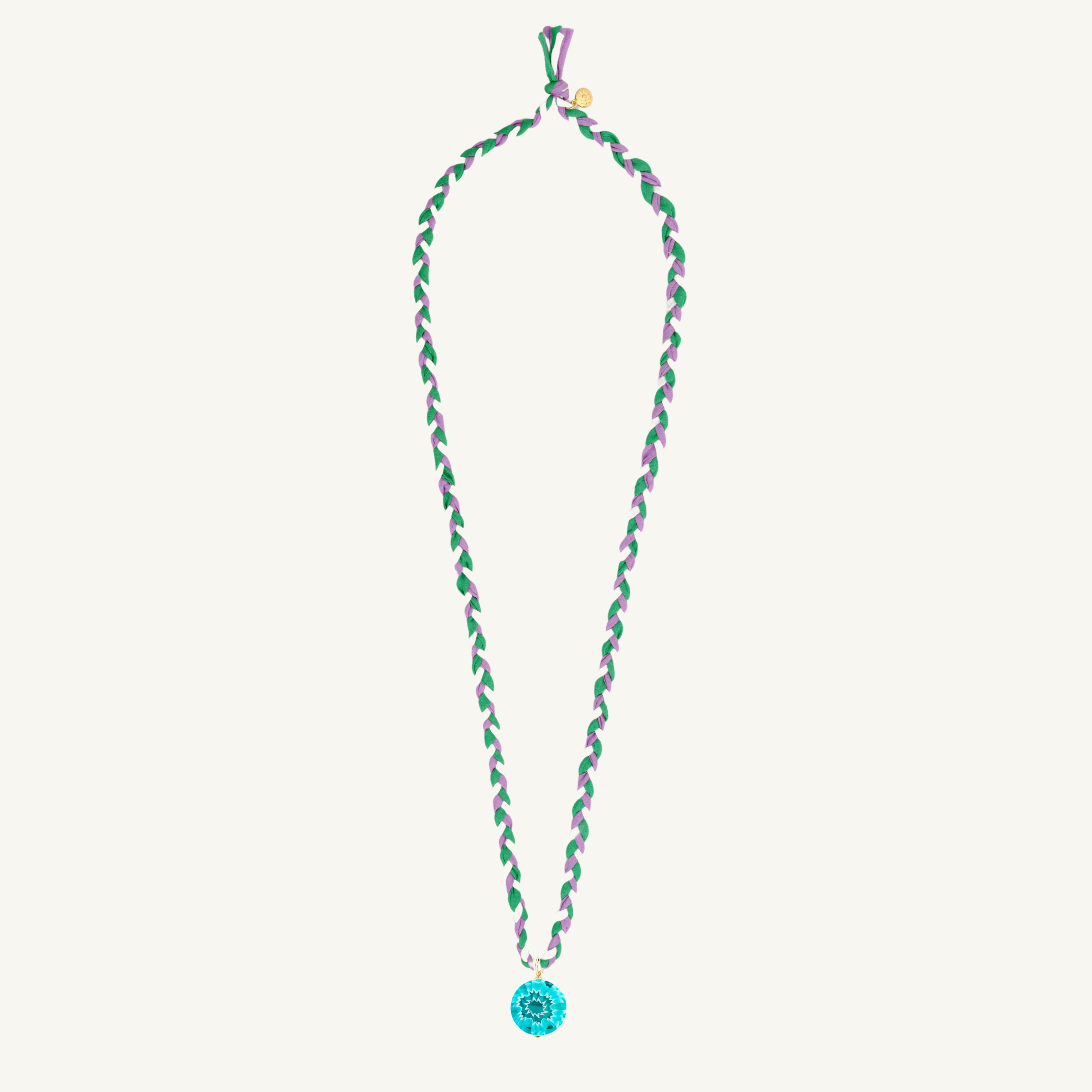 CIONDOLO AMOURRINA GRANDE - Anemone azzurro